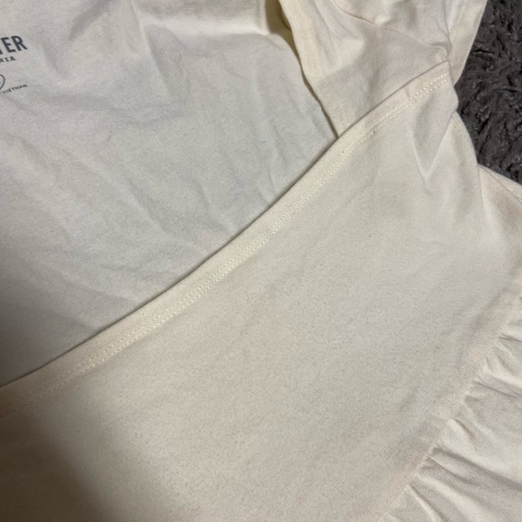 Y2K - style Hollister babydoll top cream - Picture 2 of 3